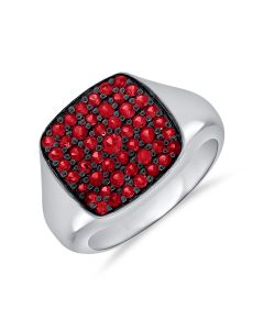 1.05CT RUBY SQUARE RING