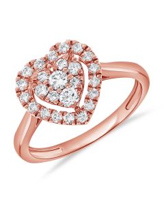 .70CT DIAMOND HEART RING