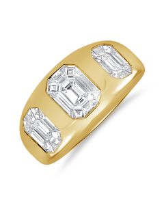 1.92CT PIE CUT DIAMOND RING