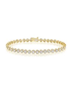 2.91CT DIAMOND ILLUSION TENNIS BRACELET
