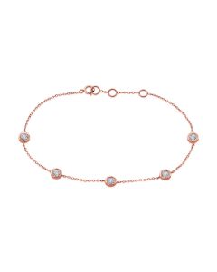 .15CT DIAMOND MIRACLE SETTING CHAIN BRACELET