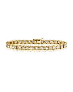 3.36CT DIAMOND MIRACLE SETTING TENNIS BRACELET
