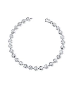 0.96CT DIAMOND MIRACLE SETTING BRACELET