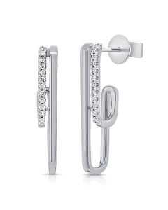 .10CT DIAMOND HUGGIE EARRINGS