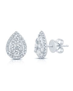 .66CT DIAMOND ILLUSION STUD EARRINGS