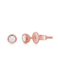 .18CT DIAMOND SOLITAIRE STUD EARRINGS