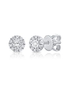 .16CT DIAMOND ILLUSION STUD EARRINGS