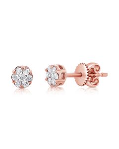 .17CT DIAMOND ILLUSION STUD EARRINGS