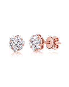 .54CT DIAMOND ILLUSION STUD EARRINGS