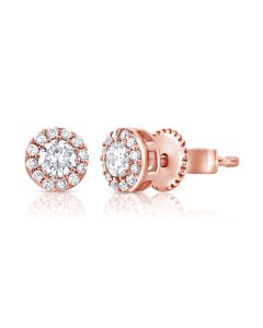 .21CT DIAMOND ILLUSION STUD EARRINGS