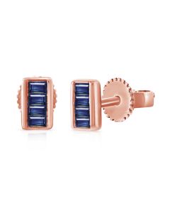 .40CT SAPPHIRE STUD EARRINGS