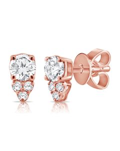 .43CT DIAMOND STUD EARRINGS