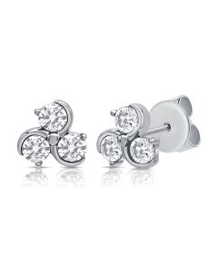 .39CT DIAMOND STUD EARRINGS