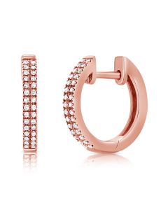 .12CT DIAMOND HUGGIE EARRINGS