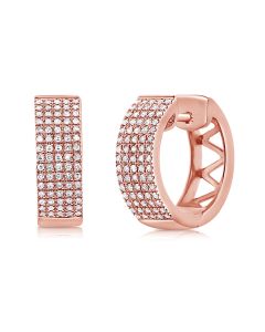 .30CT DIAMOND HUGGIE EARRINGS