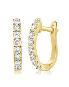 .40CT DIAMOND HUGGIE EARRINGS