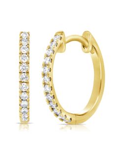.24CT DIAMOND HUGGIE EARRINGS