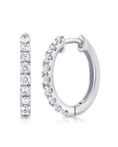 .44CT DIAMOND HUGGIE EARRINGS