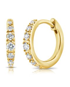 .16CT DIAMOND HUGGIE EARRINGS