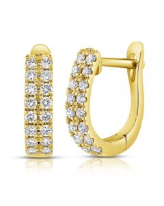 .42CT DIAMOND LEVERBACK EARRING