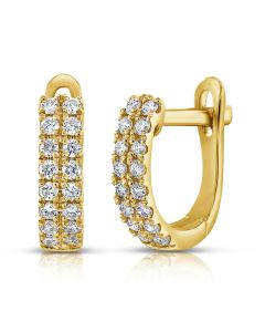 .21CT DIAMOND LEVERBACK EARRING