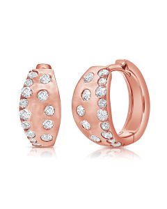 .55CT DIAMOND HUGGIE EARRINGS