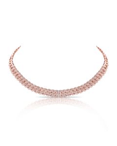 3.69CT DIAMOND LINK CHAIN NECKLACE