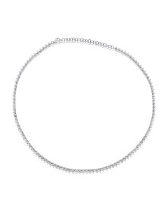 1.39CT DIAMOND HEART TENNIS NECKLACE
