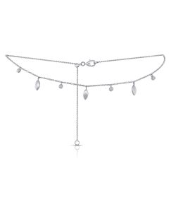 .08CT DIAMOND MARQUISE CHOKER NECKLACE