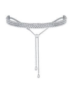 3.61CT DIAMOND CHOKER NECKLACE