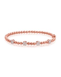 .64CT DIAMOND BALL BANGLE