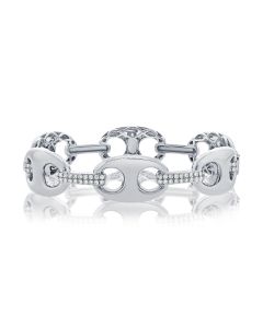 .69CT DIAMOND MARINER LINK BANGLE