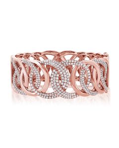 3.53CT DIAMOND LINK BANGLE