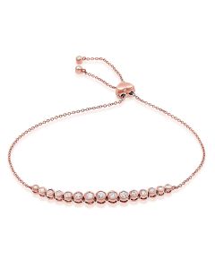 .57CT DIAMOND BEZEL BOLO BRACELET