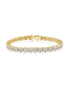 12.40CT DIAMOND TENNIS BRACELET
