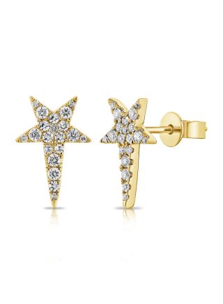 .30CT DIAMOND STAR STUD EARRINGS