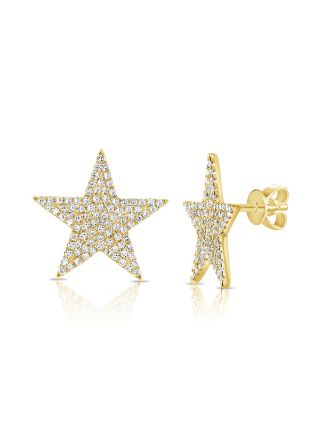 .47CT DIAMOND STAR STUD EARRINGS