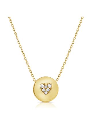 .11CT DIAMOND HEART PENDANT NECKLACE