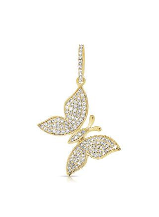 .34CT DIAMOND BUTTERFLY PENDANT