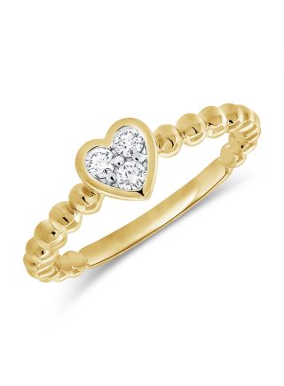 .17CT DIAMOND HEART RING