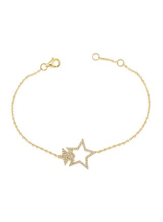 .21CT DIAMOND STAR CHAIN BRACELET