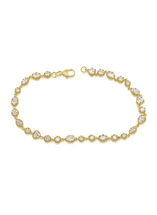 2.71CT MULTI SHAPE DIAMOND TENNIS BRACELET