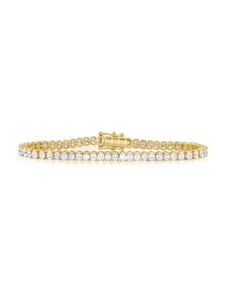 6.16CT OVAL SHAPE DIAMOND TENNIS BRACELET