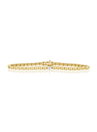 .32CT HEART SHAPE DIAMOND SOLITAIRE TENNIS NECKLACE
