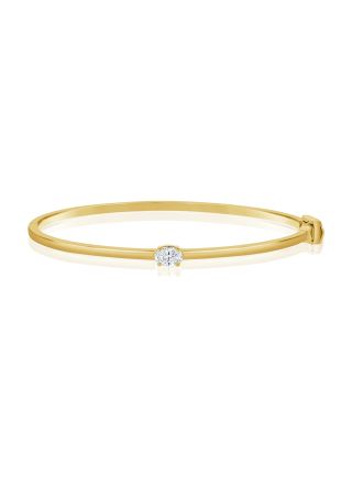 .32CT OVAL SHAPE DIAMOND SOLITAIRE BANGLE