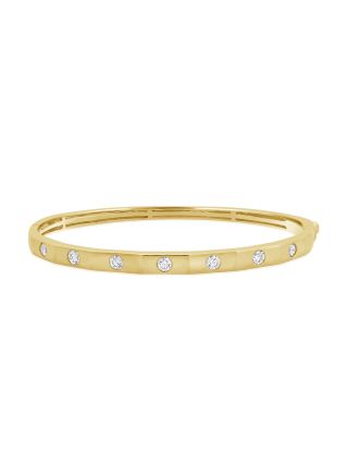 0.76CT ROUND DIAMOND BANGLE