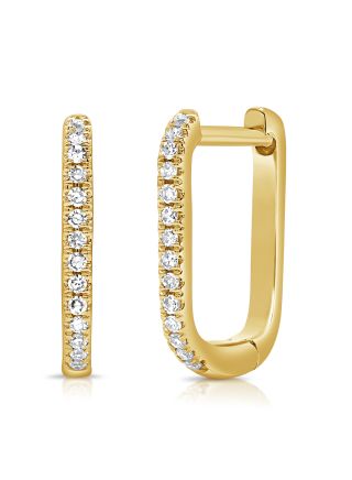 .10CT DIAMOND HOOP EARRINGS