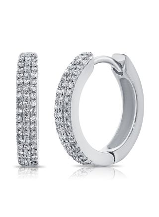 .22CT DIAMOND HUGGIE EARRINGS