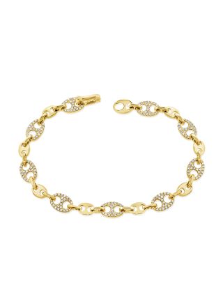 .57CT DIAMOND MARINER LINK BRACELET