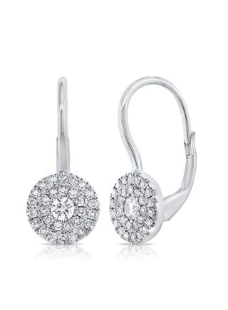 .32CT DIAMOND ILLUSION LEVERBACK EARRINGS